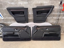 Audi S2 / 80 Coupé B3 B4 – Original Door Panels – Black Leather - Good condition