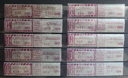 Ddr sbpa francobolli - ddr,