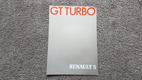 Renault turbo brochure - turbo,