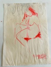 FERDINANDO CODOGNOTTO 1949 NUDO DI DONNA FIRMATO E DATATO 20O2, DIFETTI - SCONTO