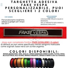 targhetta/emblema adesivo
