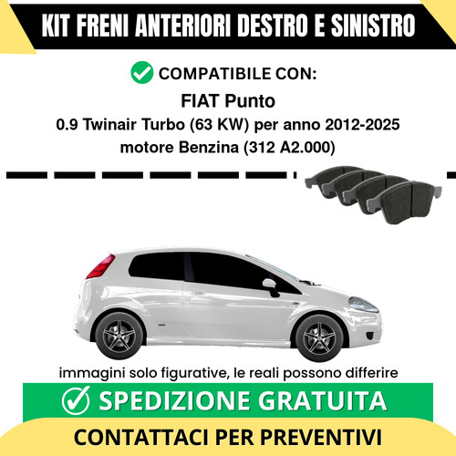 Pastiglie freno anteriori per - pastiglie,