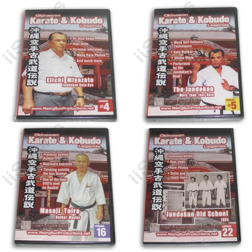Dvd set okinawan goju - 4, ryu