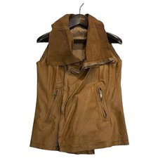 Gilet in pelle Rick Owens