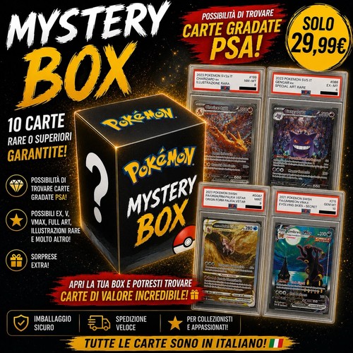 Pokémon mystery box - box, 10