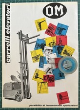 Rara Pubblicità Carrelli Elevatori OM del 1956