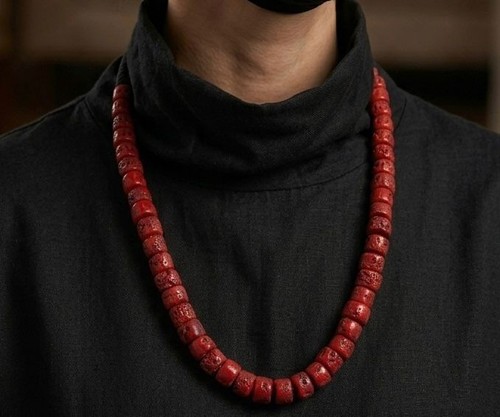 Rara collana corallo rosso - collana,