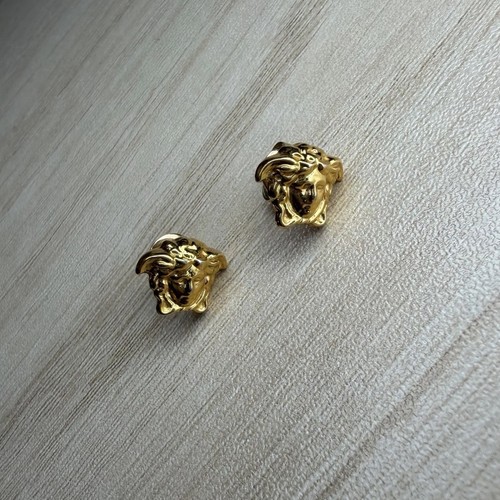 Versace medusa earrings - versace,