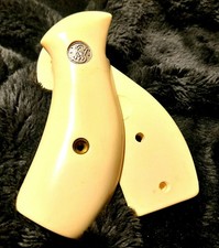 Guancette grips AVORIOLINA  Smith & Wesson K L Round butt Anni 60