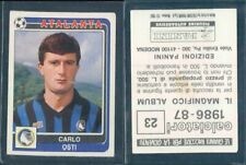 ATALANTA - carlo osti - N.23 - FIGURINA CALCIATORI PANINI 1986/87 - new/edicola
