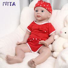 IVITA 20'' Full Body Morbido Silicone Reborn Bambola Neonato Bambina Giocattolo Regalo
