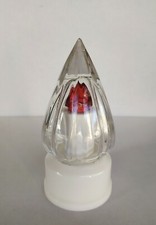 PORTA LUMINO VOTIVO FIAMMA IN VETRO CON LUMINO DURATA 365 GIORNI MADE IN ITALY