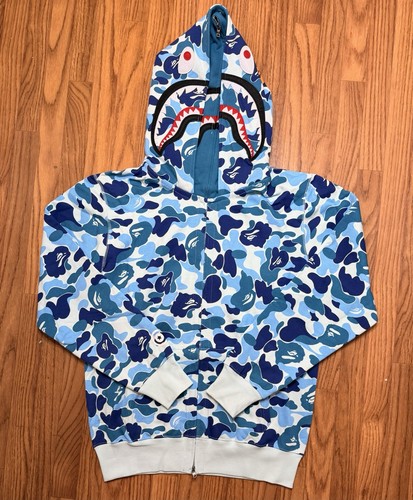 Felpa con cappuccio bape shark - con,