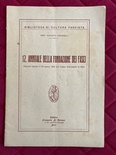 12. Annuale Fondazione Fasci