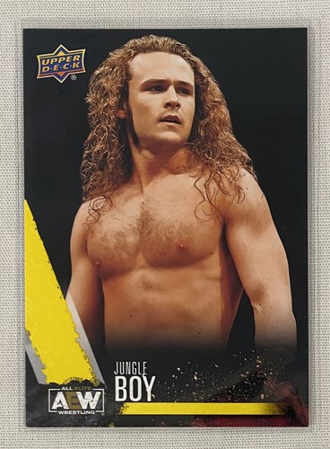 2021 upper deck aew - deck, yellow