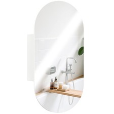 HOMCOM Specchio Ovale Moderno