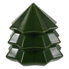  Barattolo a forma di albero di Natale: contenitore in ceramica per alimenti,