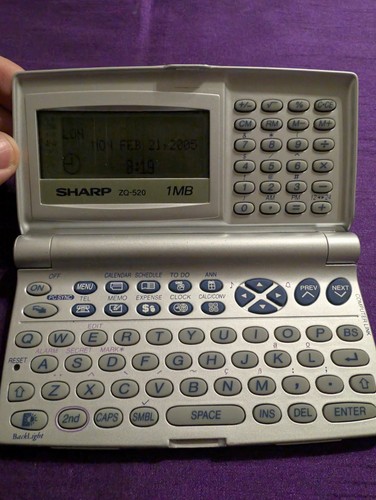 Sharp 520 organizzatore - sharp,