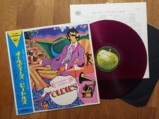 THE BEATLES Oldies 1970 LP VINILE ROSSO OBI inserto con testi AP-8016 Giappone!