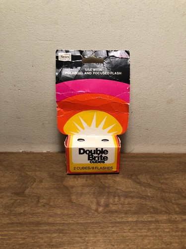 Sears double brite flash cubes - flash,