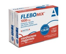FLEBOMIX 1000 mg BIPACK 60 Compresse -Gambe Pesanti Gonfiore arti inferiori