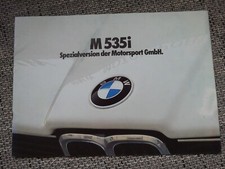 BMW M 535i E12 depliant
