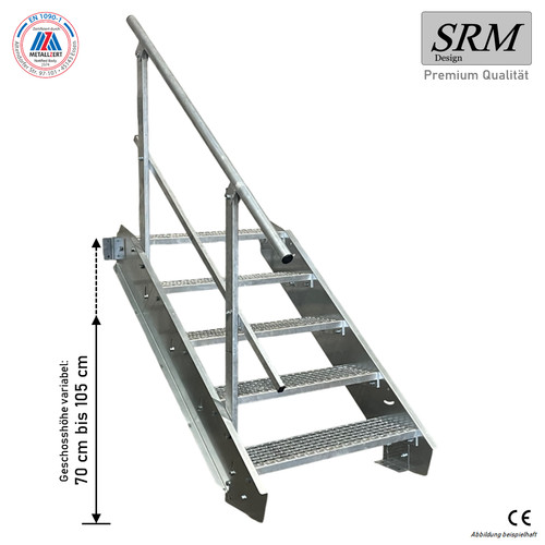 Scala acciaio gradini - scala,