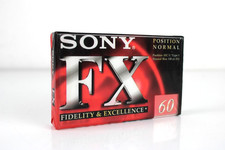 Cassetta Audio Nuova Sigillata Sony FX 60 Normal Position Type I Nastro Vergine