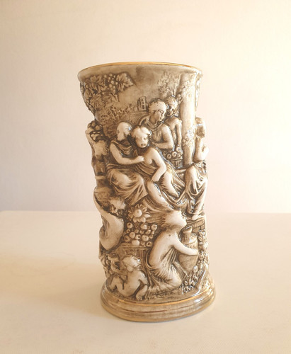 Vaso capodimonte motivo - vaso,