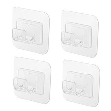 Comodo supporto pali armadio 4 pz ganci autoadesivi per portaganci drappeggio