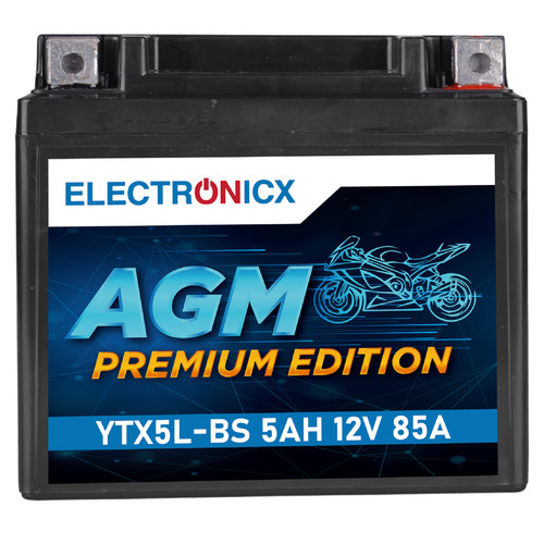Electronicx agm batteria moto - agm,