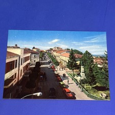 S. ANGELO DEI LOMBARDI PIAZZA DE SANCTIS CARTOLINA SOUVENIR