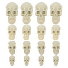  150 mini teschi: piccole teste di scheletri di Halloween in plastica - scherzi