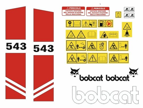 Bobcat 543 decalcomanie