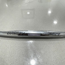 NOS NUOVO MONTY TRIAL MANUBRIO ACCIAIO BICI VINTAGE BMX 680mm MTB 1 1/8
