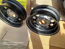Set 4  cerchi in ferro nero opaco Suzuki jimny