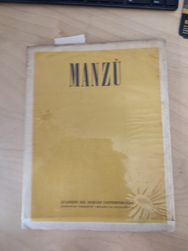 Manzu edizioni corrente 1942 - manzu',