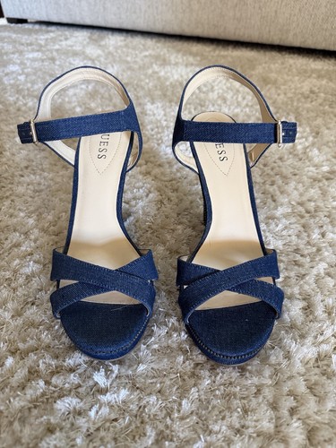 Sandali con zeppa guess taglia - con,