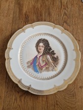 rare assiette de cabinet en