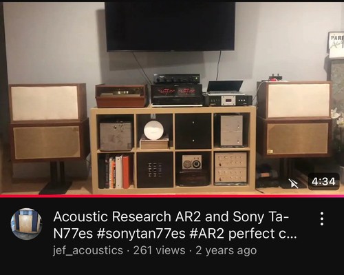 Acoustic research ar2 - acoustic,
