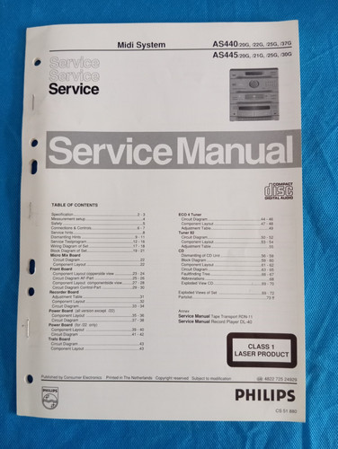 Philips as440 as445 - as440,