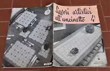 Rivista LAVORI ARTISTICI ALL'UNCINETTO 4° - Ed Mani di Fata 4 anni 70