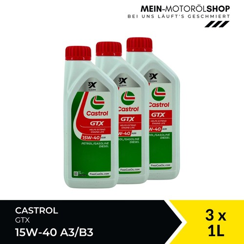 Castrol gtx 15w - castrol, a3/b3