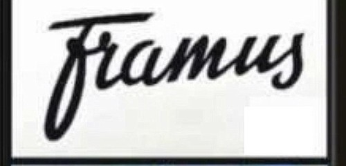 Framus argento sticker adesivo - framus,