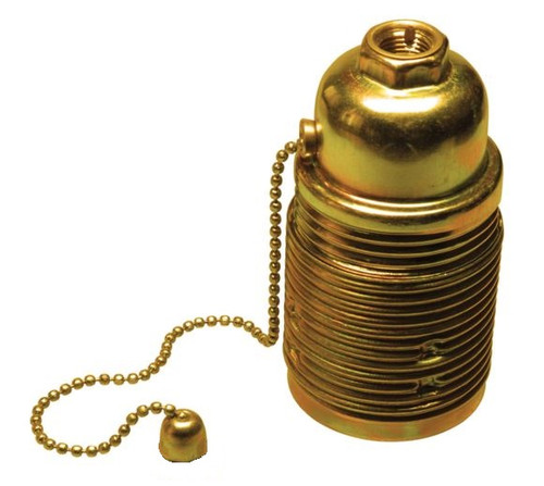 Portalampada metallico