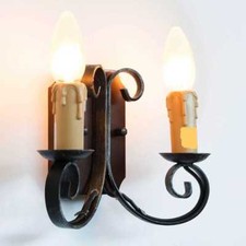 Applique in ferro e legno a