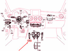 NUOVO MB C W205 PANNELLO DI