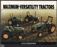 Foglietto brochure trattori
