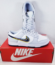 Nike Dunk Low 3D Swoosh (DV6482-100) taglia 8 (M) 9,5 (W)