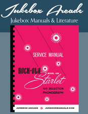NUOVO! Rock Ola Modello 429 Jukebox Manuale di Servizio, Elenchi Ricambi Stampati a COLORE!